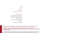 Desktop Screenshot of kunstformat-ammersee.de